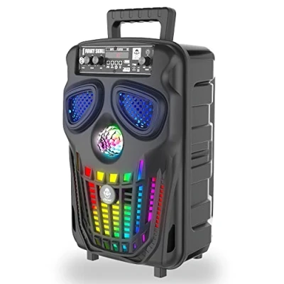 Immagine di Idance Bluetooth PartyBox Funky Skull FS400 Altoparlante portatile per feste con effetti di luce