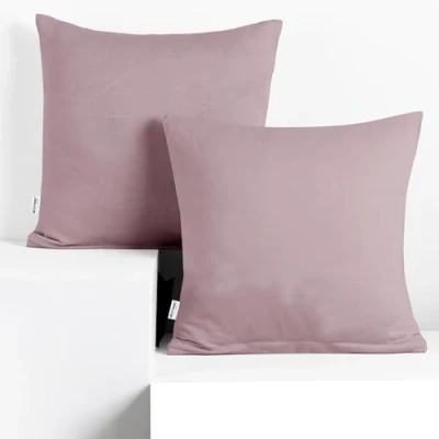 Immagine di DecoKing 2 federe da 50 x cm, in jersey di cotone, con chiusura lampo, colore: ambra