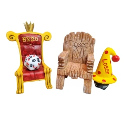 Immagine di Power Beast Dungeon Trono e Sedia Per i Dadi del Gioco di Ruolo, Dice Jail, Prigione Dadi, Poliedrici, Set D&amp;D, Master, Dungeons and Dragons, DND.