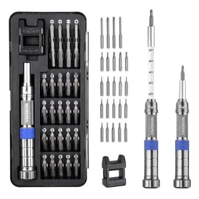 Immagine di WORKPRO Set di Cacciaviti Precisione da 26 Pezzi, Kit Precisione, Cacciavite Magnetico per Riparazioni Elettroniche Come Computer, Telefono, Occhiali, Tablet, Orologio