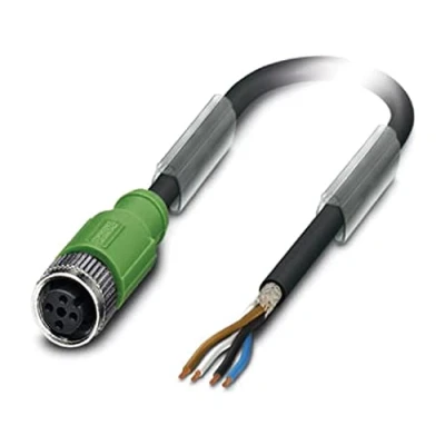 Immagine di Phoenix Contact 1682854 Connettore confezionato per sensore o attuatore M12 Presa dritta 3.00 m Numero di poli: 4 1 pz.