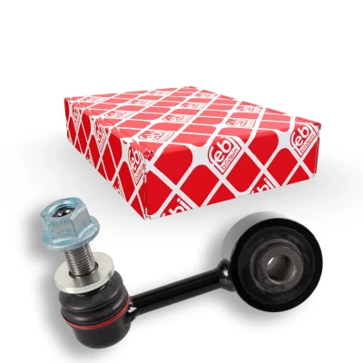 Immagine di FEBI BILSTEIN 48212 Bielletta barra stabilizzatrice Assale anteriore Sx 136 M14 x 1,5 con dado autobloccante Acciaio