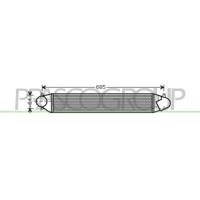 Immagine di PRASCO ST052N001 Intercooler FORD: Galaxy Mk1 MPV