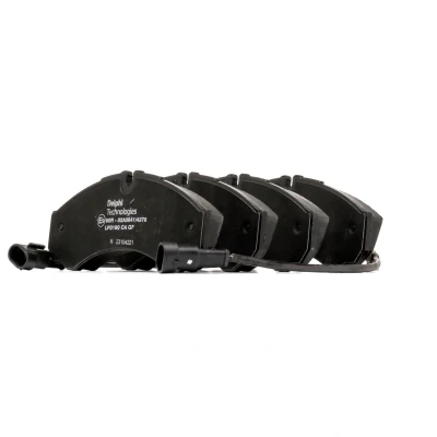 Immagine di DELPHI LP3190 Kit pastiglie freno con contatto segnalazione usura lamierino anticigolío accessori IVECO: DAILY 6 Pritsche/Fahrgestell