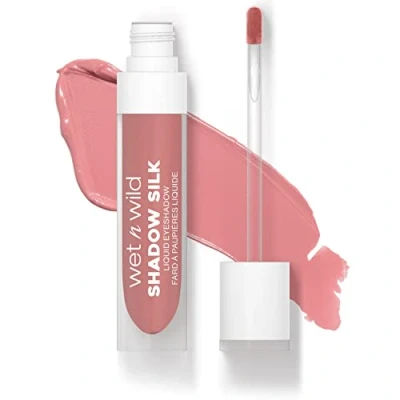 Immagine di Wet n Wild Shadow Silk Liquid Eyeshadow, Ombretto Liquido Altamente Pigmentato con Finitura Shimmer, Asciugatura Rapida, Facile da Applicare Applicatore a Bacchetta, Tonalità Sweetest Bloom