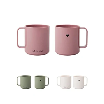 Immagine di Design Letters Mini bicchiere in Tritan per bambini e neonati, senza BPA, EA/BPS, con manico, Drop safe, accessori disponibili separatamente, 175 ml, lavabile lavastoviglie