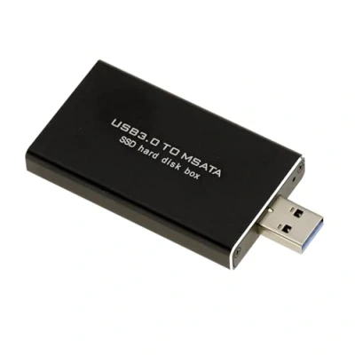 Immagine di KALEA INFORMATIQUE Custodia compatta da mSATA a USB3 per SSD 30 o 50 mm
