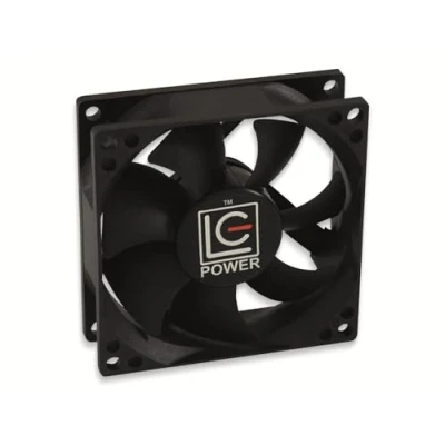 Immagine di LC Power CF 80 Ventola per PC case Nero (L x A P) 25 mm