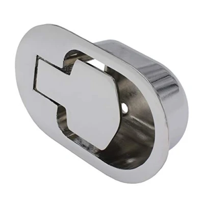Immagine di Leen4You 1 pezzo di ricambio per poltrona reclinabile e divano reclinabile, in alluminio resistente, con leva rilascio metallo, colore: argento