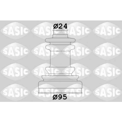 Immagine di SASIC 2933423 Soffietto lato ruota FIAT: Ducato II Van, Bus, I IVECO: DAILY 2 Kasten/Kombi