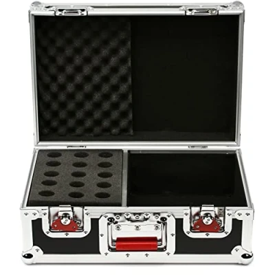 Immagine di Gator G Tour M15 ATA Flight case con 15 rivestimento in schiuma microfono gocce