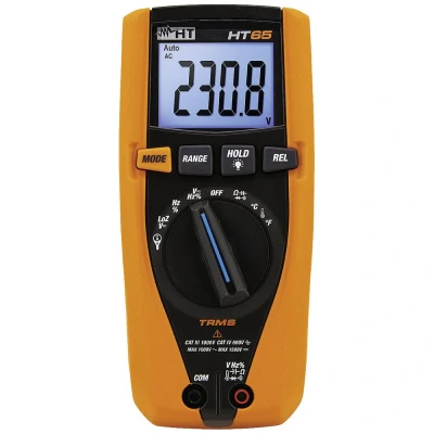 Immagine di HT Instruments HT65 Multimetro portatile digitale CAT III 1000 V, IV 600 V Display (Counts): 4000