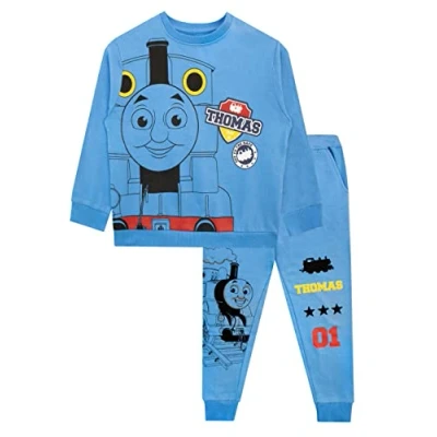 Immagine di Thomas &amp; FRIENDS Set Felpa e Jogging per Ragazzi The Tank Engine Blu 9 10 Anni