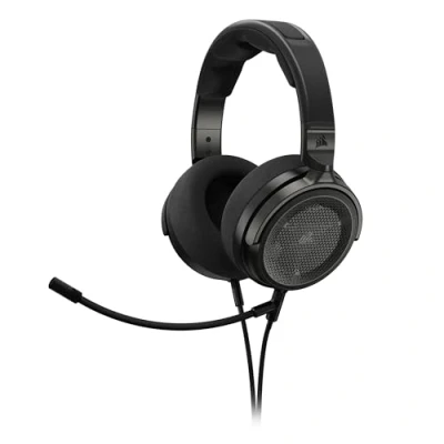 Immagine di CORSAIR VIRTUOSO PRO Cuffie da Gioco Cablate Multipiattaforma Aperte sul Retro Microfono Rimovibile Driver in Grafene 20Hz 40 kHz PC, Mac, PS5, PS4, Xbox, Nintendo Switch, Mobile Carbonio