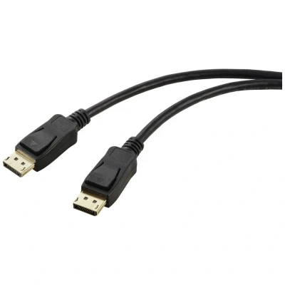 Immagine di Renkforce Displayport Cavo Spina DisplayPort, 2.00 m Nero UHD 8K @ 60 Hz