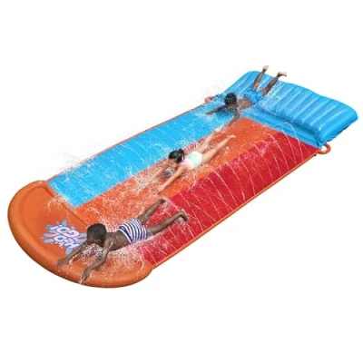 Immagine di Bestway 52479 Scivolo ad acqua a 3 corsie con Tsunami Splash Ramp