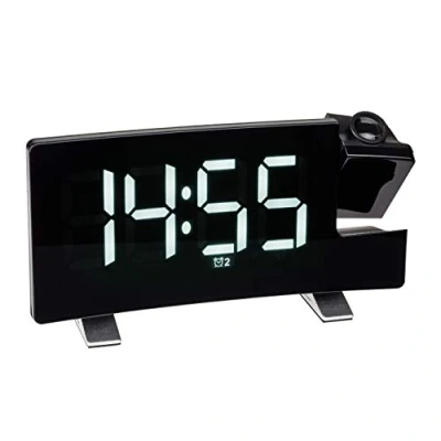 Immagine di TFA Dostmann 60.5015.02 Quarzo Sveglia Nero Tempi di allarme 2 Collegamento USB