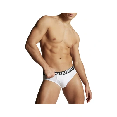 Immagine di DSQUARED2 2 Slip Uomo Art DCX670030 100 Colore Foto Misura A Scelta Bianco M