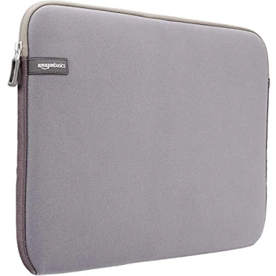 Immagine di Amazon Basics, custodia protettiva per laptop, una dimensione dello schermo di 15.6 Pollici, Grigio