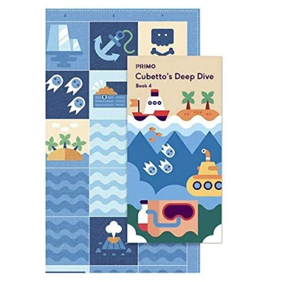Immagine di Primo Toys MINT Robotics kit espansione Cubetto Coding avventure Der blaue Ozean