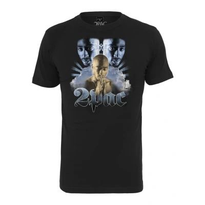 Immagine di Mister TEE Tupac Heaven Tshirt con stampa, Uomo, Taglia: Small, Black