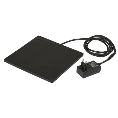 Immagine di Kerbl Piastra riscaldante in Gomma 24 x 0,7 cm (per Piccoli Animali e abbeveratoio da pollame, V, Robusta Resistente alle intemperie, Cavo 2 m) 70239, 1 Pezzo (Confezione 1)