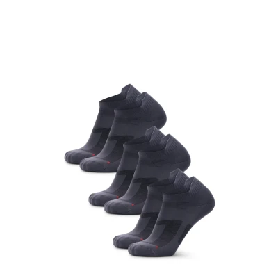Immagine di DANISH ENDURANCE 3 o 5 Paia Calzini da Running Uomo Donna Corti, Calze Corsa Anti Vesciche, Tecnici e Sport, x Grigio, EU 35 38