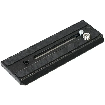 Immagine di Manfrotto 504PLONG Piastra in Alluminio per Testa QR 504HD, Nero