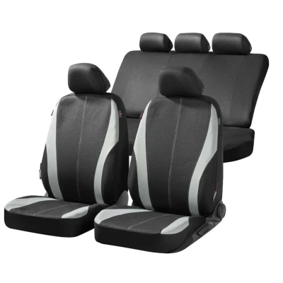Immagine di WALSER Dundee ZIPP IT 11857 Coprisedile nero Poliestere anteriore e posteriore FIAT: Panda II Hatchback, Punto III Hatchback