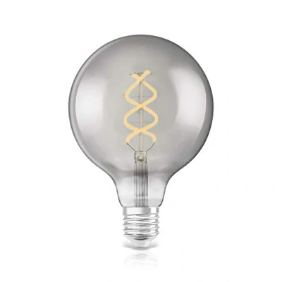Immagine di OSRAM Globo Lampadina LED, 5 W Equivalenti 15 W, Attacco E27, Luce Calda 1800K, Confezione da 1 Pezzo