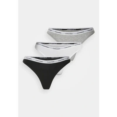 Immagine di Calvin Klein Underwear Thong 3 PACK Perizoma, Donna, Taglia: Small, Schwarz