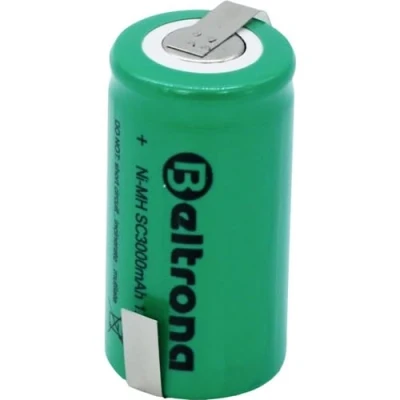 Immagine di Beltrona SC3000 Batteria ricaricabile speciale Sub C linguette a saldare Z NiMH 1.2 V 3000 mAh