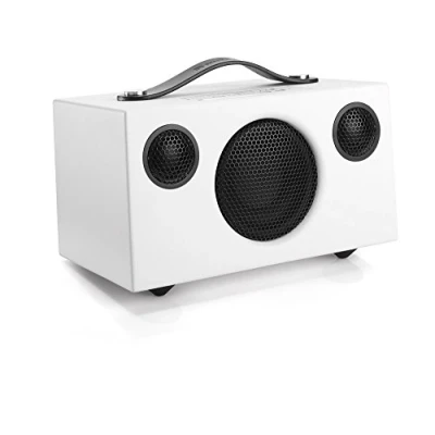 Immagine di Audio Pro Altoparlante Portatile Multiroom Cassa Wireless con Batteria La Tua Musica Quando e Dove Vuoi WiFi, Bluetooth Apple Air Play, Spotify Connect Addon C3 Bianco