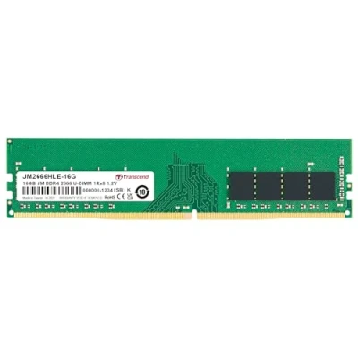 Immagine di Transcend JetRAM Modulo di memoria PC DDR4 16 GB 1 x Non ECC 2666 MHz 288pin DIMM CL19 JM2666HLE 16G