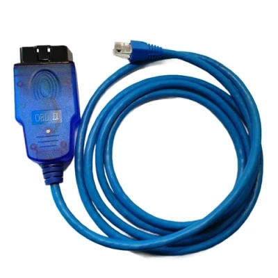 Immagine di Dezanyc OBD OBD2 obdii Ethernet Enet RJ45 Cable Compatible with Volvo SPA CMA VIDA PC 2016+