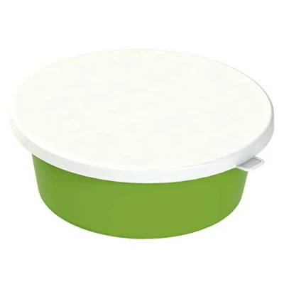 Immagine di Kerbl 324810 Coperchio per Ciotola da 2 L, bianco (2 l), mangime + Dosatore
