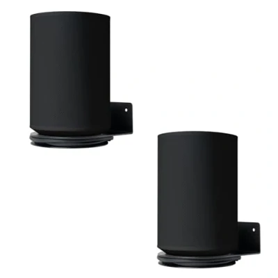 Immagine di shinar Supporto da parete in metallo, compatibile con Sonos Era 100, salvaspazio, accessorio per supporto, gestione dei cavi integrata 12 kg (2 Pack, Nero)