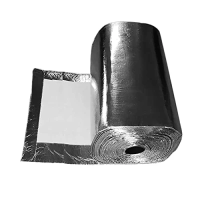 Immagine di GOONSDS Coperta Antincendio A Deflettore Isolante in Fibra Ceramica Foglio di Alluminio su Un Lato per Stufe, Forni, Fuoco,1000mmx610mmx2mm
