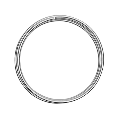 Immagine di Vaessen Creative Filo di Alluminio (Spirale, 4 mm x 2 m, Opaca), Argento