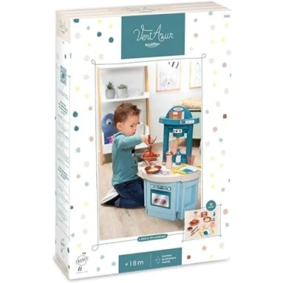 Immagine di Giocattoli Ecoiffier 1688 Mia 1a cucina completamente attrezzata con accessori, gioco d&#039;imitazione, a partire dai 18 mesi, prodotto in Francia, multicolore