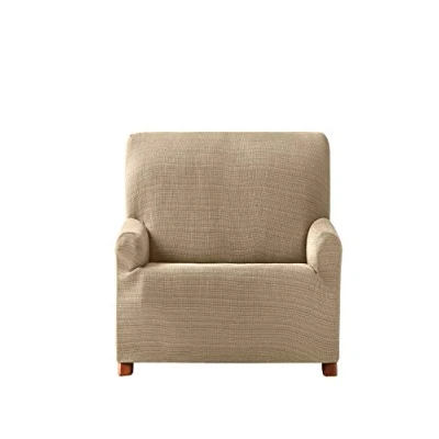 Immagine di Eysa F717081 Aquiles Copripoltrona Elastico, Poliestere Cotone, Beige, 37x29x5 cm