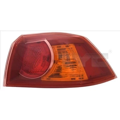 Immagine di TYC 11 11212 15 2 Fanale posteriore Sx Rosso con portalampada