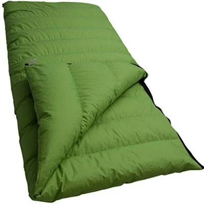 Immagine di LOWLAND OUTDOOR Companion Summer sacco a pelo in piuma, 210 x 80 cm, colore verde
