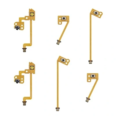 Immagine di eMagTech 2 Set Di Parti Ricambio Cavo Flessibile A Nastro Con Tasto Pulsante ZR/ZL/L Compatibile Switch Joy Controller
