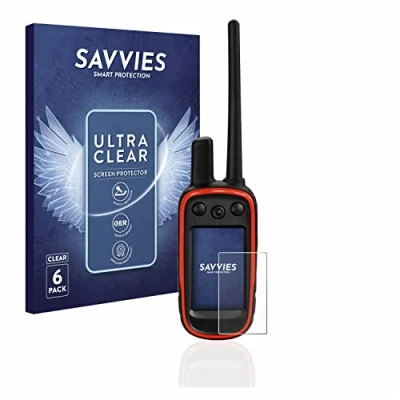 Immagine di savvies (6 Pezzi Pellicola Protettiva per Garmin Alpha 100 Protezione Schermo Trasparente