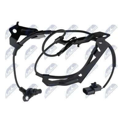 Immagine di NTY HCA MS 089 Sensore ABS Assale anteriore Sx con cavo, fascetta/staffa per veicoli attivo 2a... poli