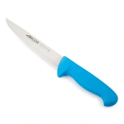 Immagine di Arcos Serie 2900 Coltello Scannare Macellaio Bistecca Lama Acciaio Inossidabile Nitrum 180 mm Manico Polipropilene Colore Blu