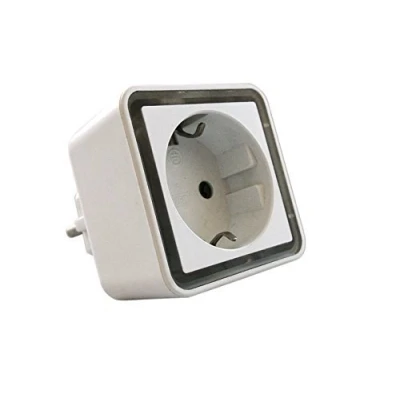 Immagine di LUCE NOTTURNA A LED CON SENSORE CREPUSCOLARE E PRESA SCHUKO INTERINNOV©