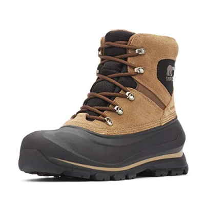 Immagine di Sorel Buxton Lace Boot WP, Stivali da Neve Impermeabili, Uomo, Delta/Black 2023/2024, 44 EU