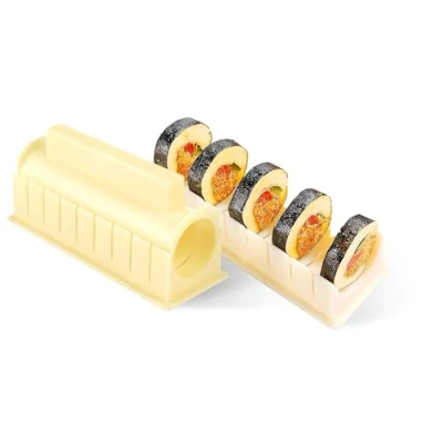 Immagine di Stock Líder Stampi per Sushi Kit 2 Forme, Stampo Rotolo di Riso Maker DIY Set Completo da Cucina Adatto Principianti (CIRCOLARE)